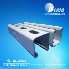 steel channel sizes / stainless steel unistrut channel/galvanized steel c channel
